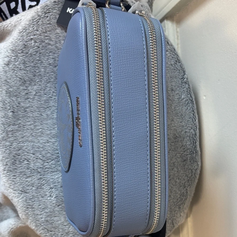 NWT Karl Lagerfeld Paris Maybelle Camera Crossbody bag - Blue Fog - Picture 6 of 16